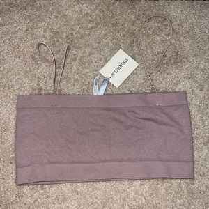 Nude essentials tube top
